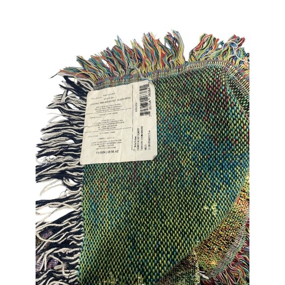 Church Tapestry Throw Blanket 54x72 Psalm 122:1 Cotton Multi-Color - Picture 4 of 4